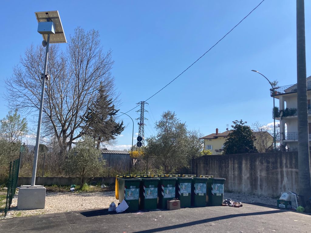 Asia Benevento: attivata videosorveglianza ecopunto San Vitale