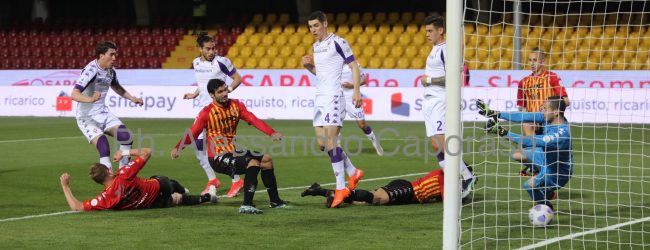 Benevento-Fiorentina: 1-4. Vlahovic scatenato, giallorossi smarriti