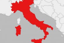 Covid: Italia rossa per Pasqua, da lunedi’ Regioni gialle passano in arancione
