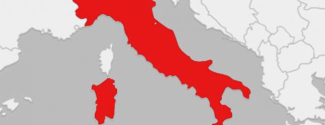 Covid: Italia rossa per Pasqua, da lunedi’ Regioni gialle passano in arancione