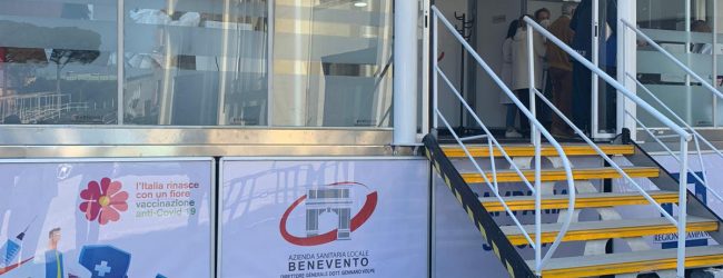 Benevento| Vaccini, ecco l’ambulatorio mobile nel piazzale dell’ex Caserma Pepicelli
