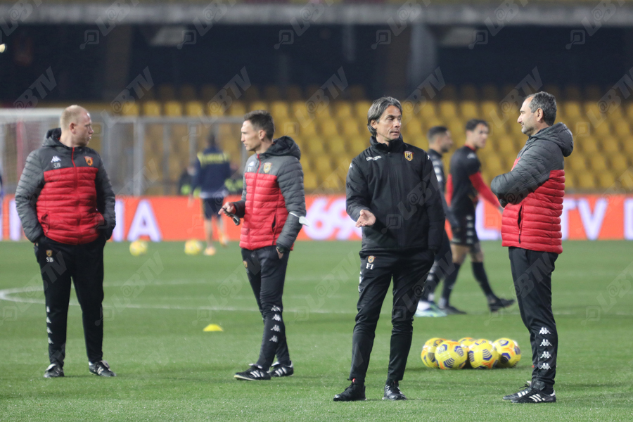 Benevento, Inzaghi: “Spero di riabbracciare Simone. Il modulo non conta, serve il giusto atteggiamento”