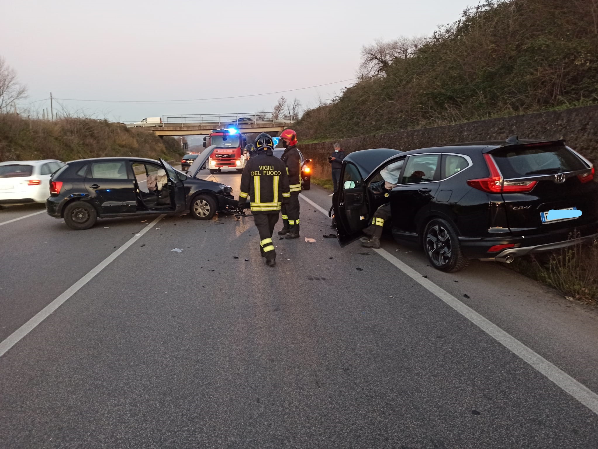Telesina: incidente stradale con due feriti in codice rosso