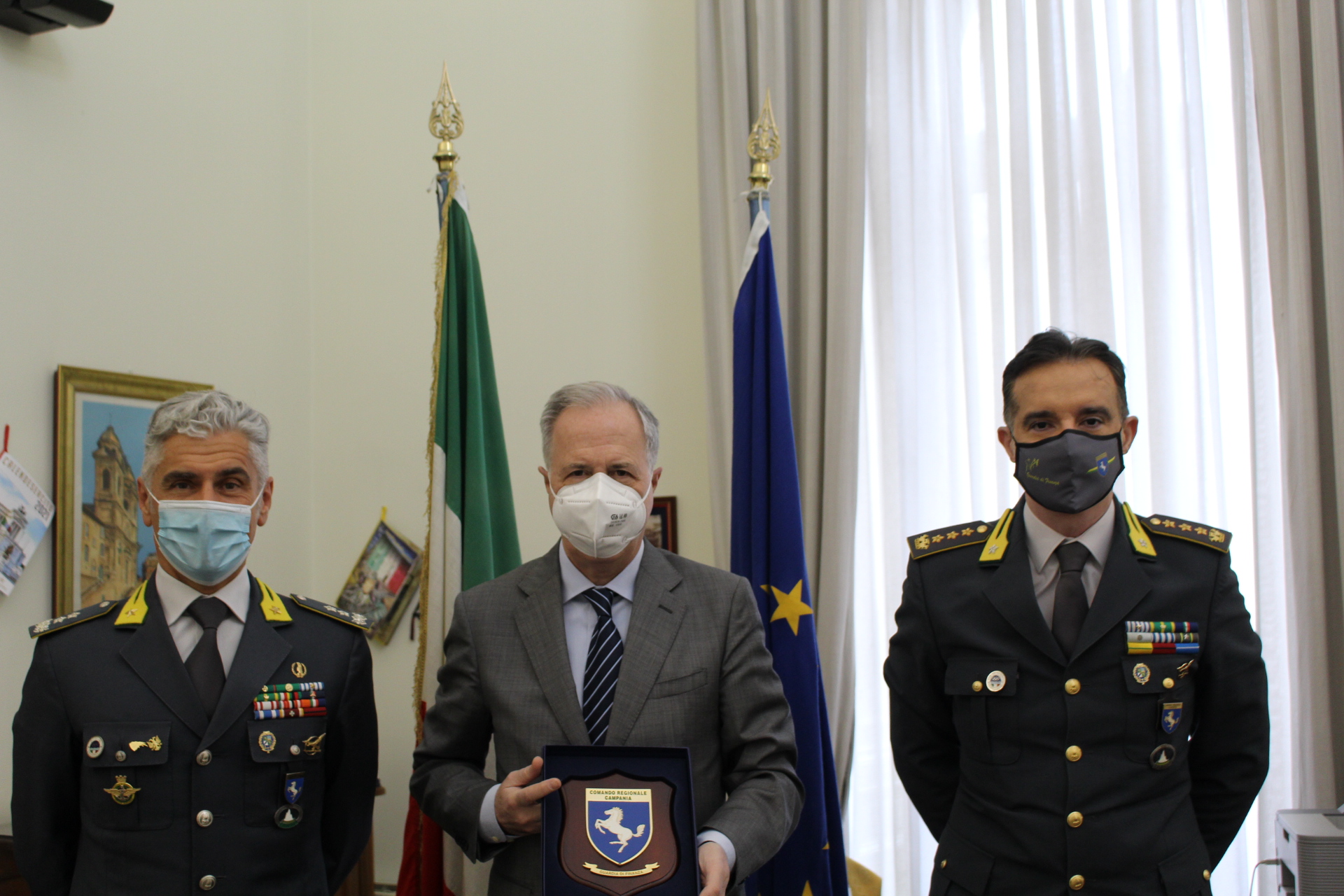 Benevento| Il prefetto incontra il Comandante Regionale della Guardia di Finanza