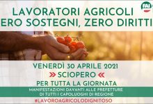 Napoli, iniquita’ decreti sostegni: lavoratori agricoli in Piazza del Plebiscito il 30 aprile