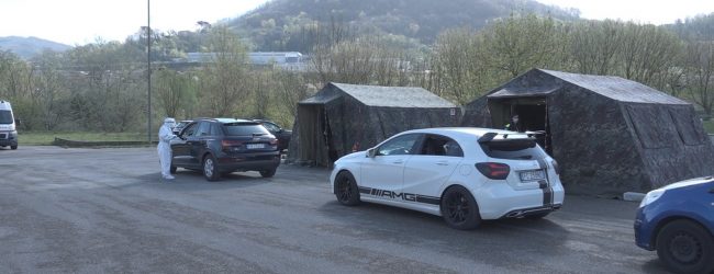 Avellino| Screening anticovid, Esercito e Asl trasferiscono il drive through nell’area Asi di Pianodardine