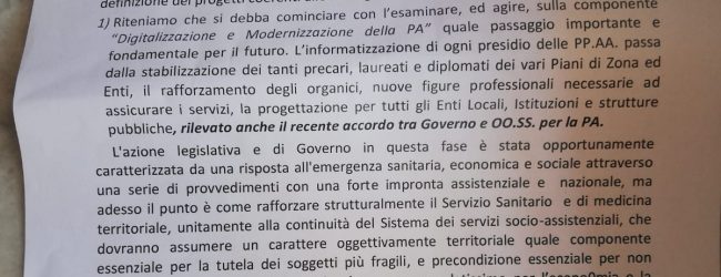 Cgil,Cisl e Uil: un documento per il ‘Recovery Found’