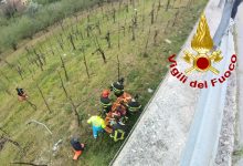 Mercogliano| Cade da un muretto alto 6 metri, 58enne recuperato dai vigili del fuoco e trasportato al Moscati