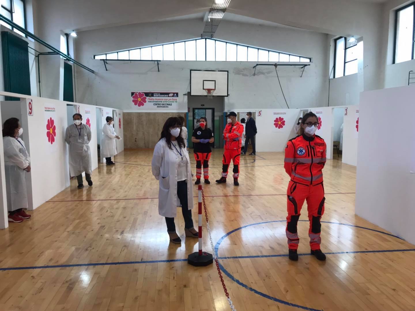 Montesarchio, una palestra diventa hub vaccinale. Volpe: “Speriamo di arrivare a fine giugno con metà popolazione sannita immunizzata”