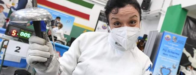 La schermitrice sannita Rossana Pasquino alle Paralimpiadi di Tokyo