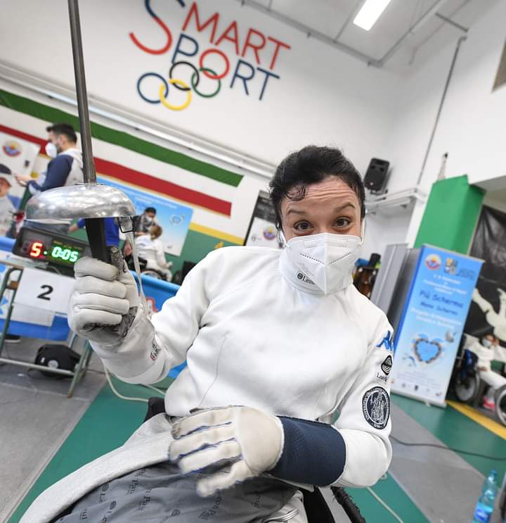 La schermitrice sannita Rossana Pasquino alle Paralimpiadi di Tokyo