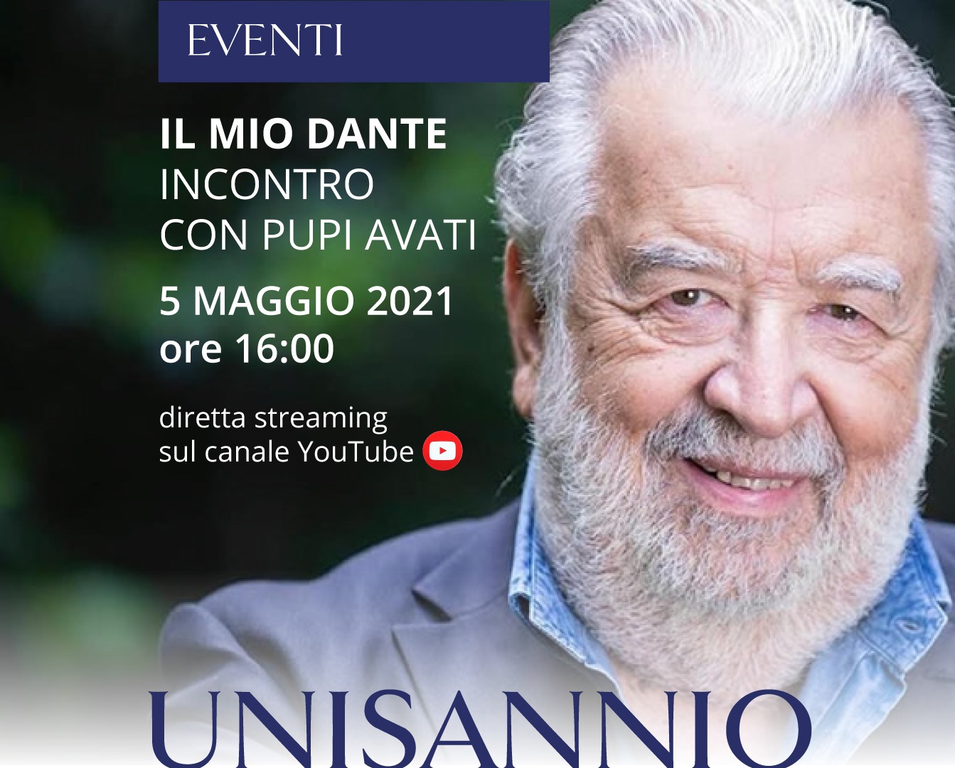 Unisannio Cultura, il 5 Maggio ospite il regista Pupi Avati