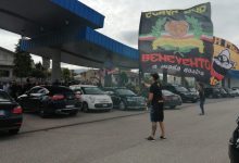 Benevento, i tifosi si fanno sentire