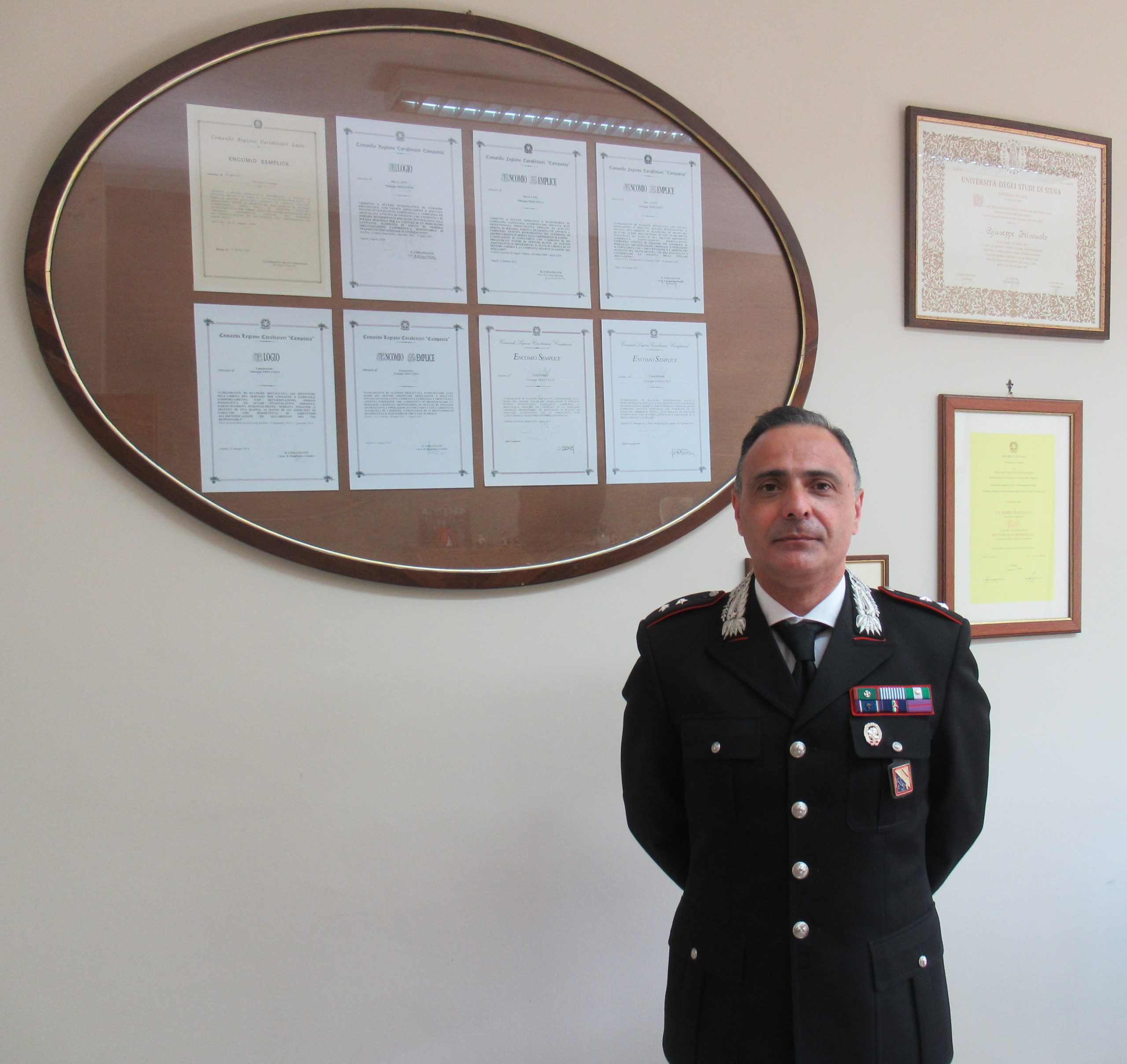 Carabinieri: nuovo comandante del reparto operativo al comando provinciale di benevento.Promossi anche due ufficiali del comando provinciale