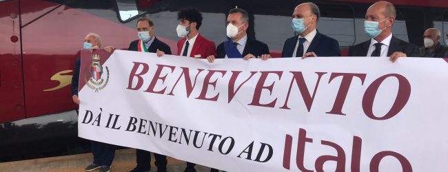 La prima di Italo a Benevento. Mastella: “Una bella storia quella che inizia oggi”