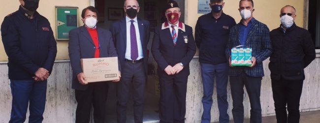 Benevento| Associazione Nazionale Polizia di Stato, donazione di generi alimentari per le famiglie in difficoltà