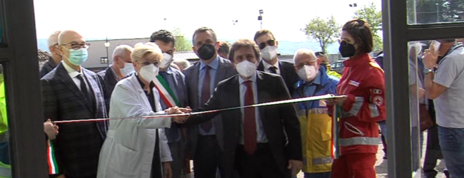 Vaccini, al via le somministrazioni nel maxi hub di Morcone. Volpe: “30% di sanniti hanno ricevuto almeno la prima dose”