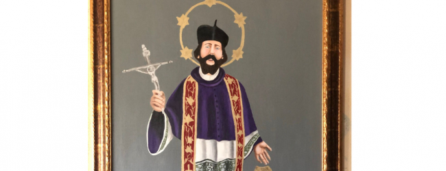 Ponte|Il maestro Pica ha donato un quadro di San Giovanni Nepomuceno
