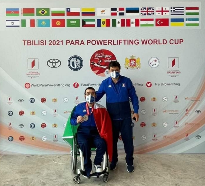 Montecalvo| Giochi paralimpici, Peppe Colantuoni argento alla World Cup di Tbilisi nel sollevamento pesi