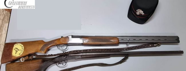 Detenzione illegale di armi, denunciati due pensionati di Castelvenere