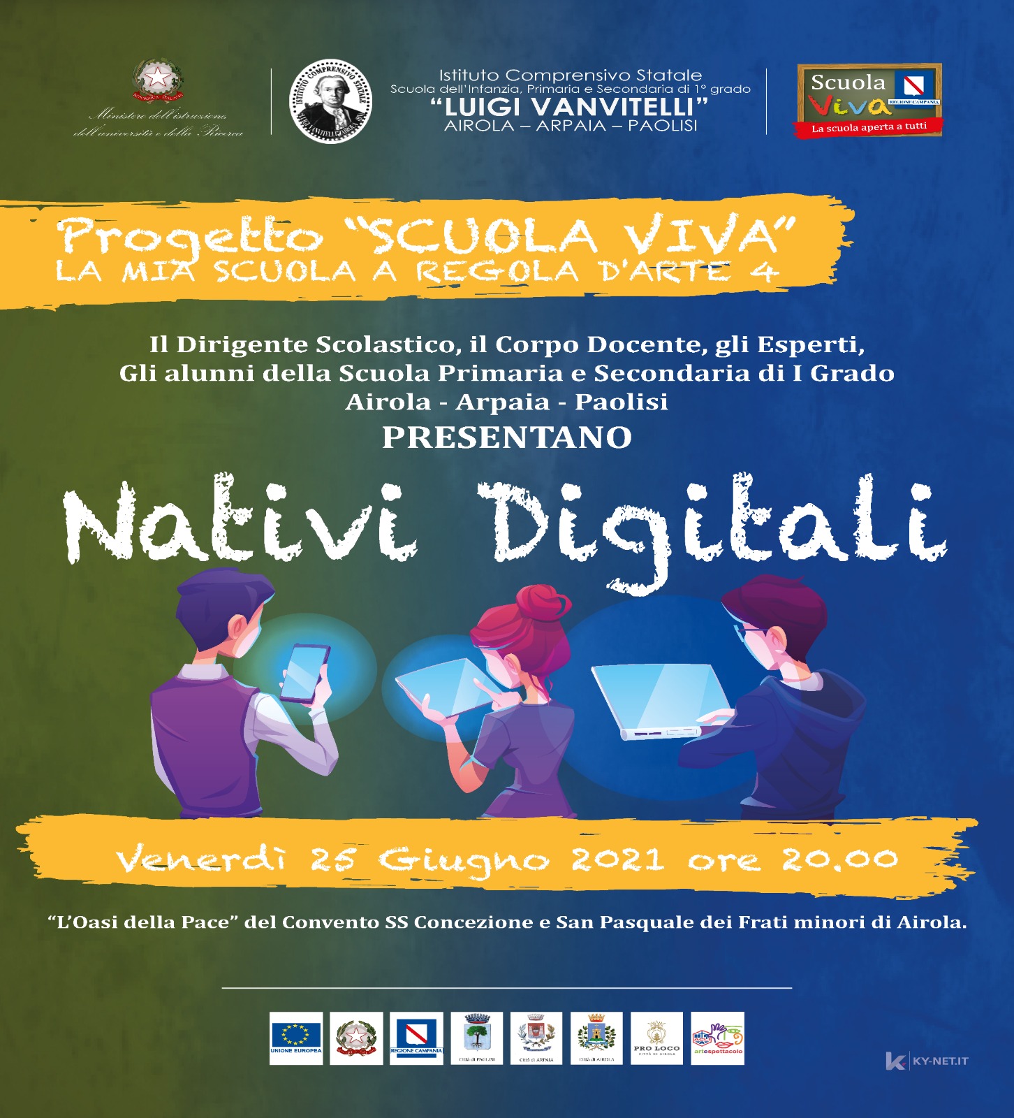 Airola, Istituto Vanvitelli: concluse le attività del progetto “Scuola Viva”