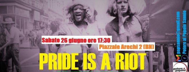 PAP Sannio insieme alla comunita’ Lgbt+ nei giorni dell’orgoglio