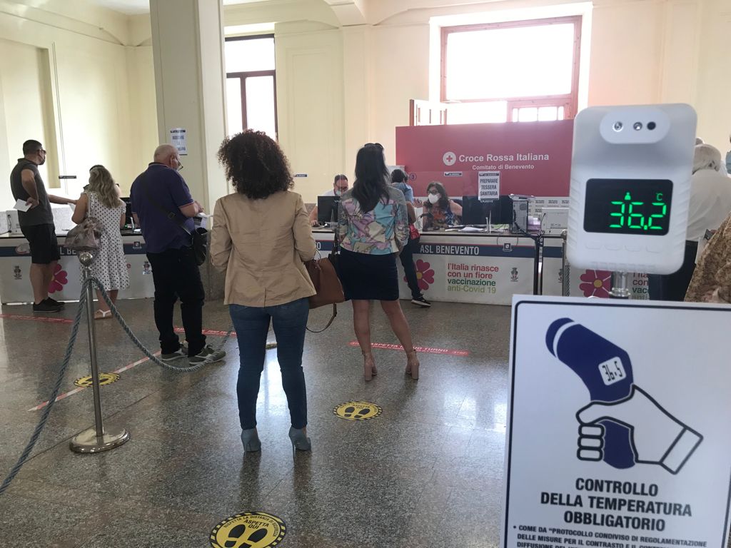 Vaccinazioni: dalle 12 di domani e fino a venerdi prime dosi senza prenotazione in tutti centri del Sannio