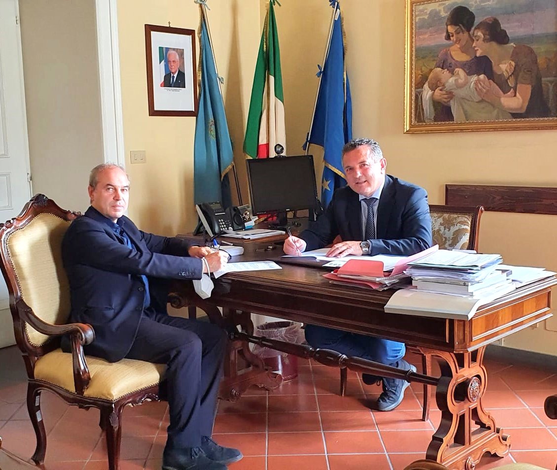 Realizzazione rete collegamento stradale: firmato protocollo d’intesa in Provincia