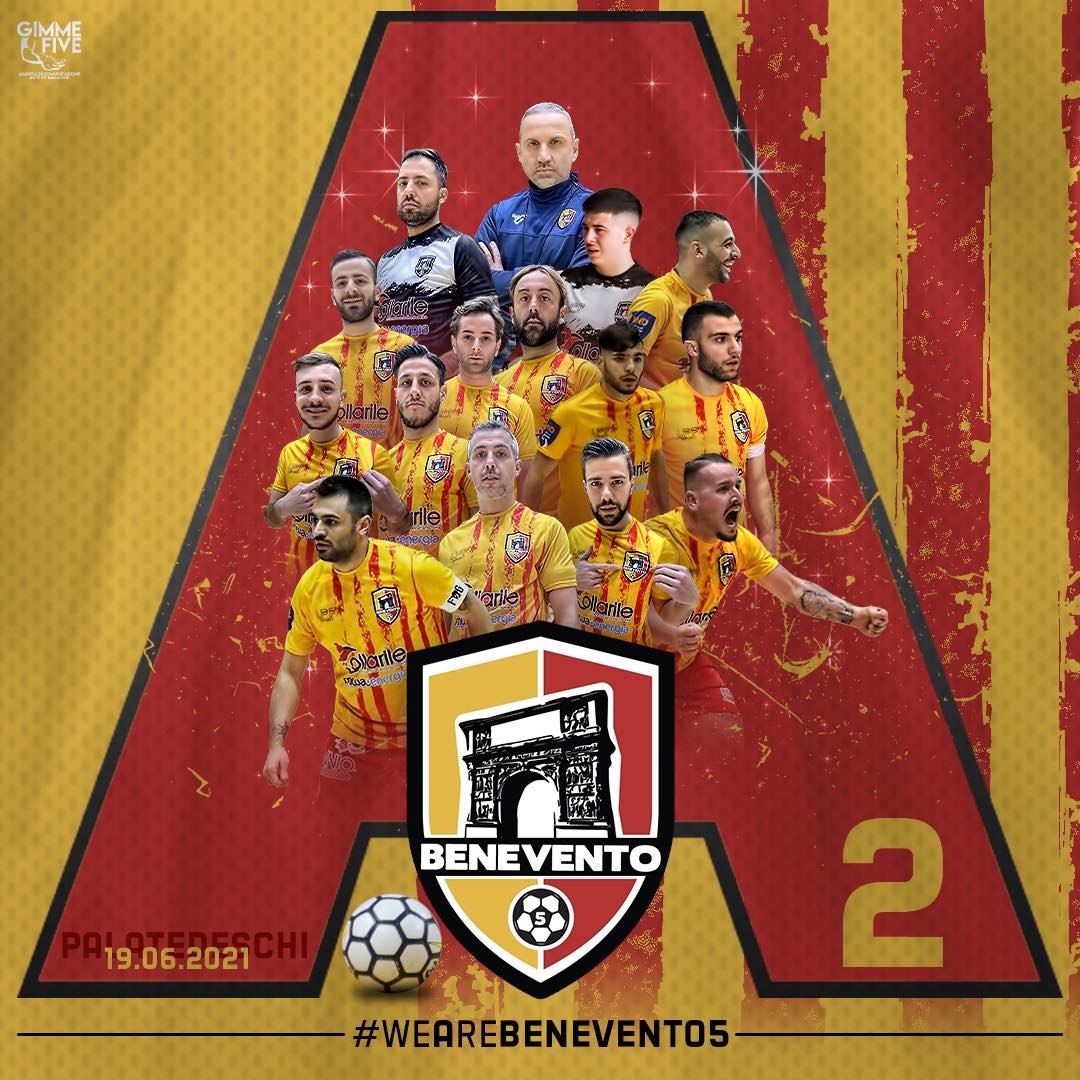 Benevento5, la serie A arriva nell’anno in cui si celebra il quarantennale dell’inizio della storia del calcetto nel Sannio