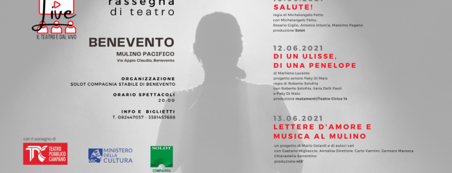 Benevento|Mulino Pacifico, parte la rassegna ‘LIVE! IL TEATRO È DAL VIVO’