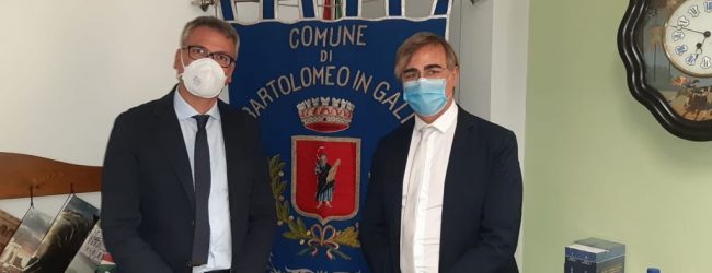 San Bartolomeo in Galdo|Il sindaco Agostinelli incontra il commissario della Fortorina Montesano