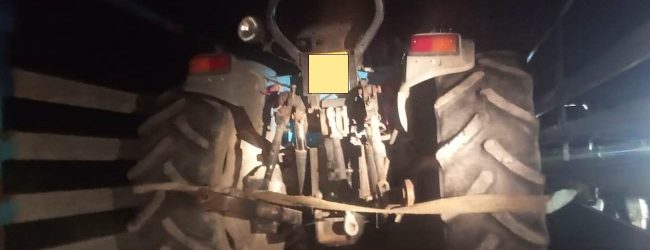 Ritrovati i trattori e l’autocarro rubati al Parco naturalistico del Volturno di Amorosi