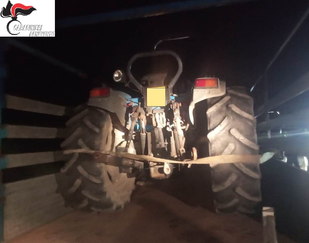 Ritrovati i trattori e l’autocarro rubati al Parco naturalistico del Volturno di Amorosi