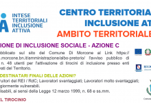 I.t.i.a: al via il bando per l’individuazione di soggetti in  favore dei quali attivare tirocini di inclusione sociale