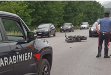 Perde il controllo della sua moto, centauro trasportato al San Pio