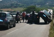 Benevento|Incidente tra due auto lungo la Tangenziale Est