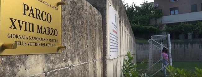 San Nicola Manfredi, inaugurato il “Parco 18 Marzo” in ricordo delle vittime del Covid