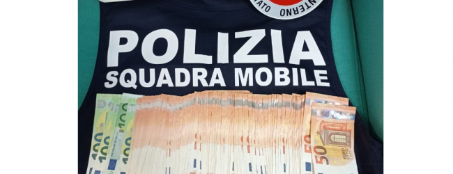 Benevento|Dipendente ruba 10 mila euro dal negozio dove lavorava, la Polizia lo arresta
