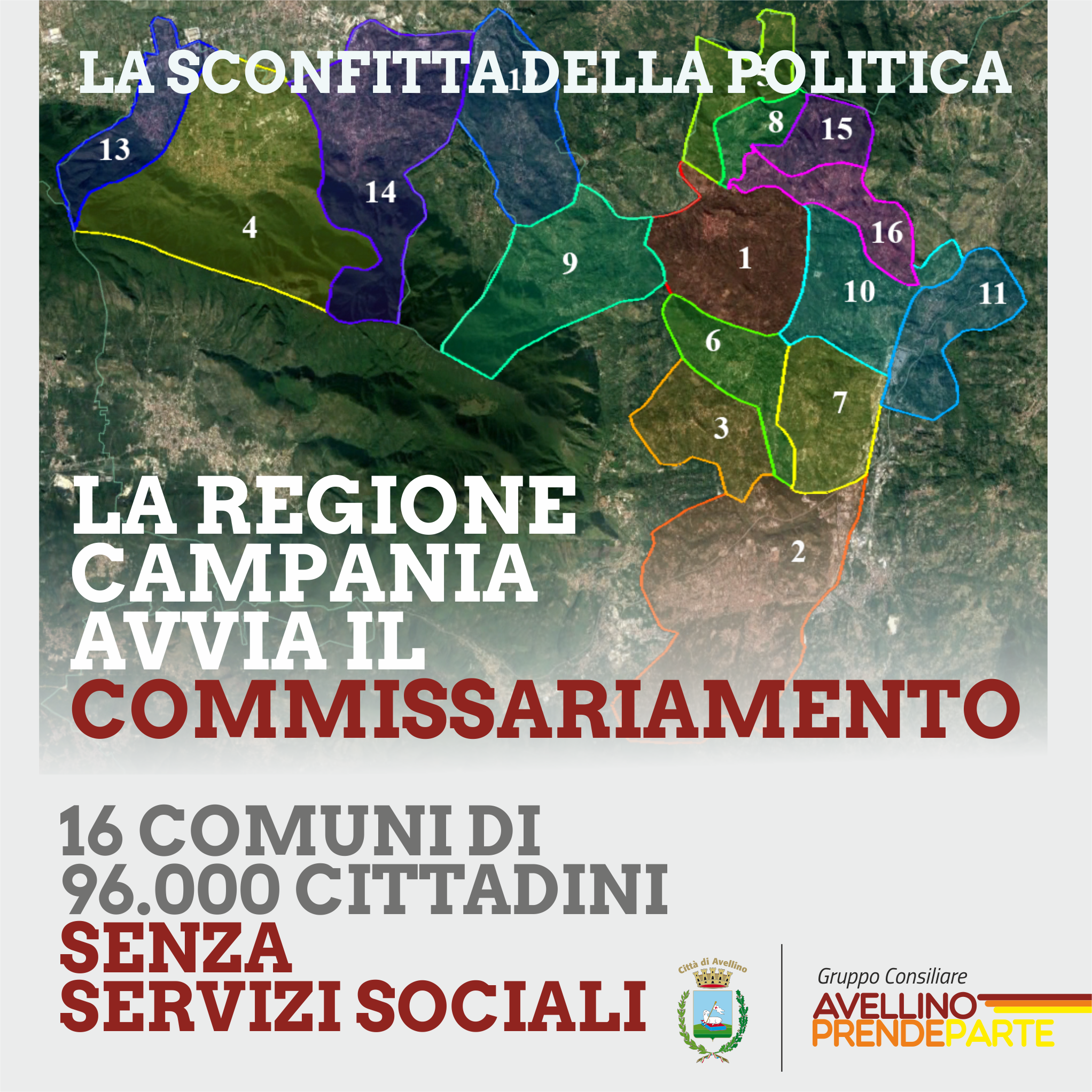 Iandolo: il commissariamento del Pdz sociale A4 è la sconfitta della politica, Avellino isolata a livello istituzionale