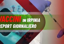 Vaccini anti-covid, ieri in Irpinia somministrate 1.184 dosi