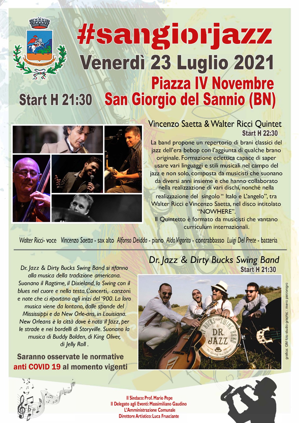 ‘Sangiorjazz’, la rassegna musicale a San Giorgio del Sannio