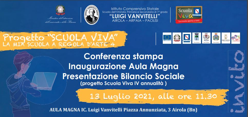 Airola| Progetto “Scuola Viva”, l’IC “Luigi Vanvitelli” presenta il Bilancio Sociale
