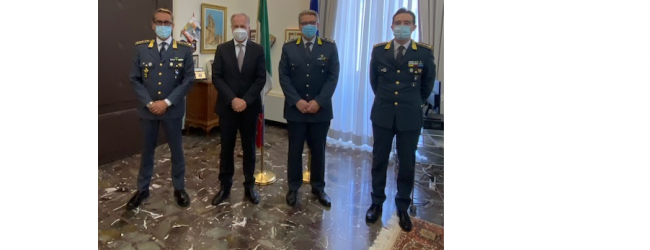 Alla Prefettura di Benevento la visita del nuovo Comandante della Finanza Bua