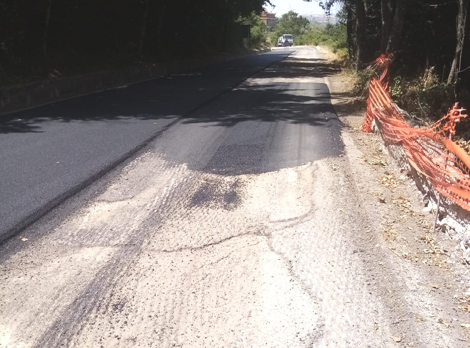 Sopralluogo sulla strada provinciale n. 50 Castelfranco in Miscano – Bosco