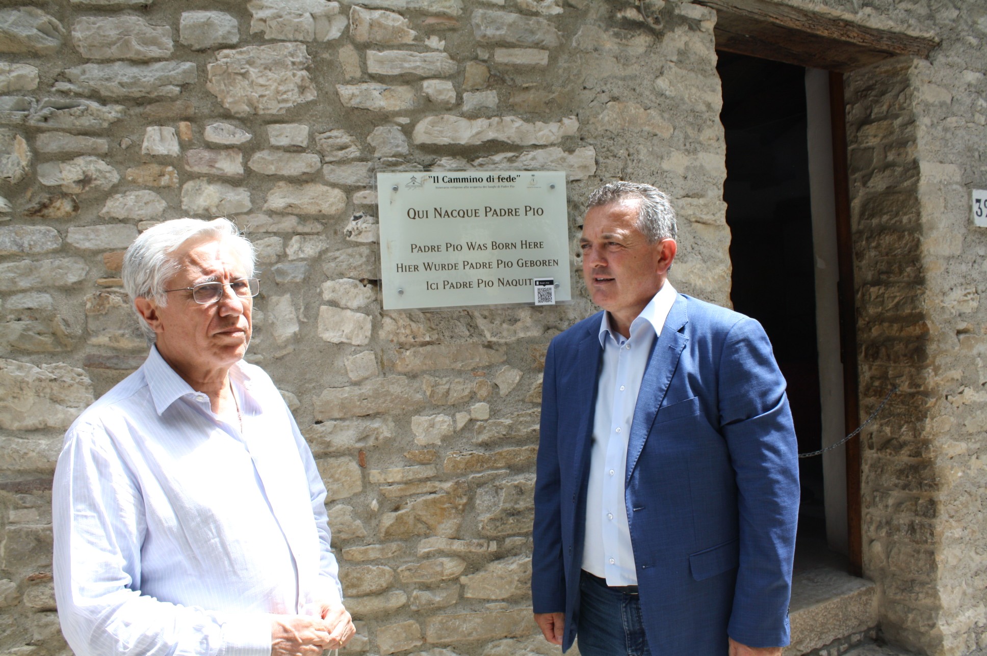 Il Presidente della Provincia Di Maria in visita al frantoio di Pietrelcina