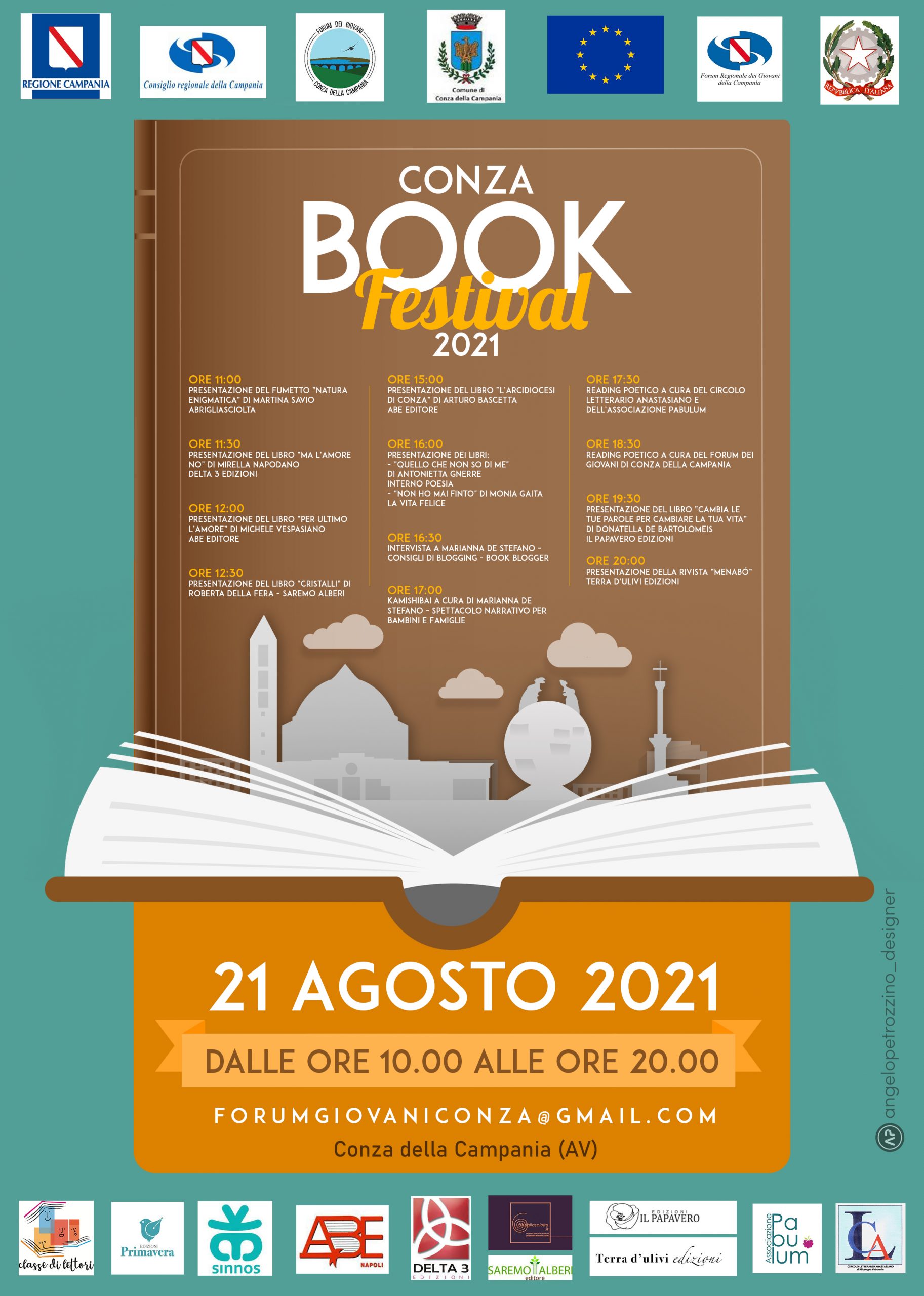 Conza della Campania| Domani l’atteso appuntamento con il “Book Festival”