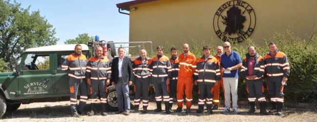 Benevento| Di Maria visita il  Centro Operativo del Servizio Anticendio Boschivo. Plauso agli operatori per l’intervento a Ceppaloni