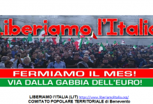 “Liberiamo l’Italia”, domenica 29 Agosto la manifestazione a Benevento
