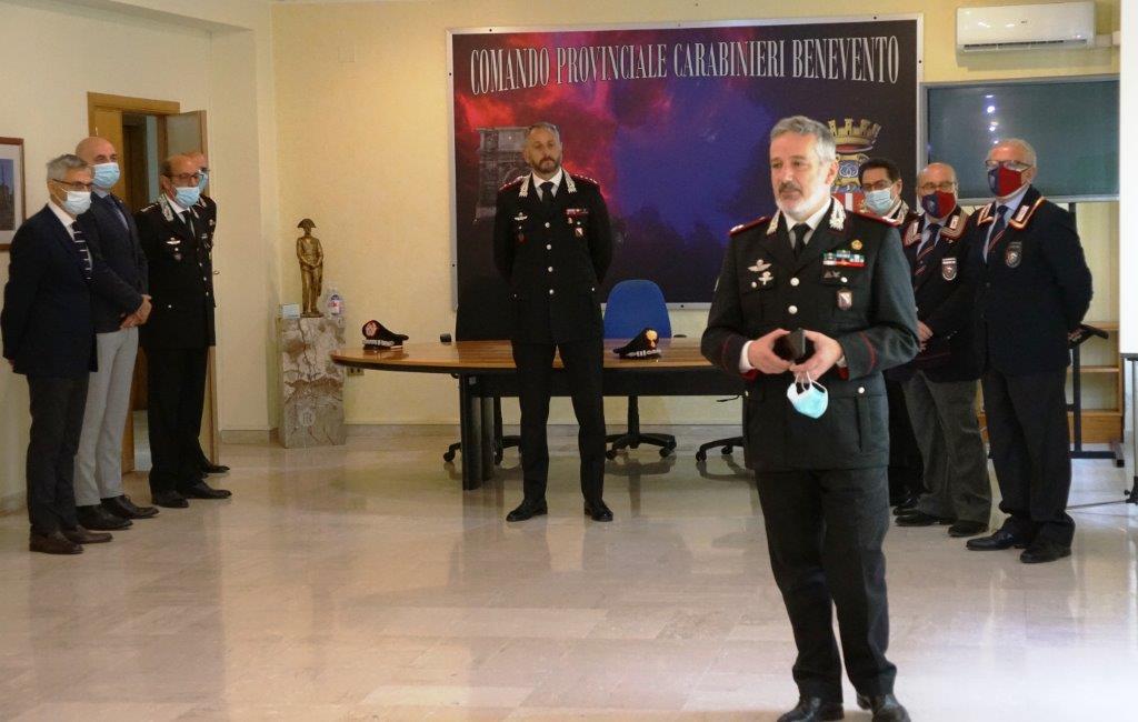 Il nuovo Comandante della Legione carabinieri “Campania”, in visita presso il Comando provinciale di Benevento