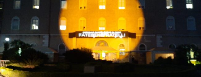 Giornata Nazionale per la Sicurezza delle Cure e della Persona Assistita, l’Ospedale Sacro Cuore di Gesu’ si tinge di arancione